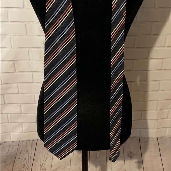 Giorgio Brutini Striped 100% Silk - Picture 6 of 6
